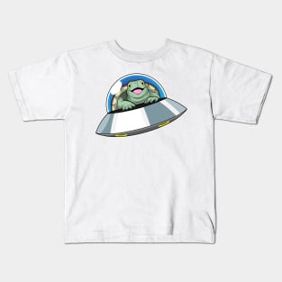 Turtle Spaceship Space Kids T-Shirt